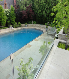 Hardware stainless steel swimming pool glass railing