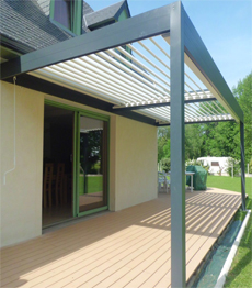 Electric Aluminum Louver Pergola for Outdoor Patio Roof - 副本