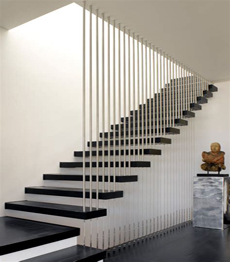 Interior prefabricated steel stringer wood diy floating stairs