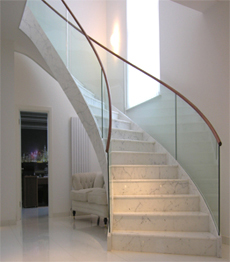 marble stairs