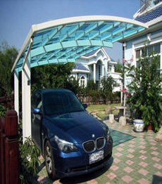 Luxury aluminium carport car shed
