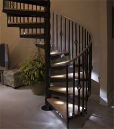 wrought iron staircase design