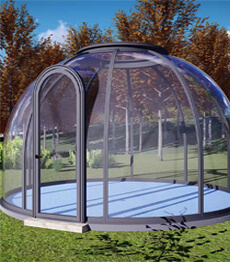 Transparent Star Room Restaurant Hotal Outdoor BBQ Camping Spherical Tent Sun Room Canopy Pergola