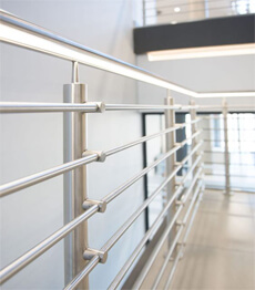 Stainless steel rod railing for balcony stair balustrade with stainless steel railing