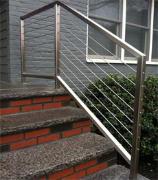 Deck wire Railing Stainless Steel Baluster Wire Cable Railing for Deck Railing