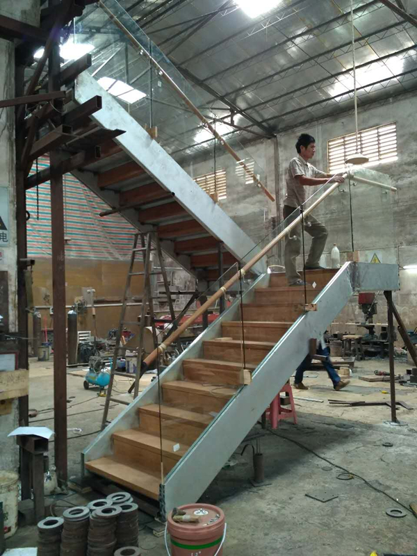 whale build straight staircase assemble